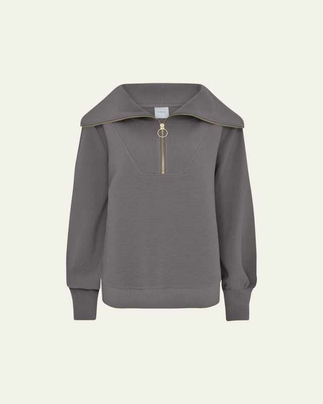 Vine Oversized 1/2-Zip Pullover Sweatshirt